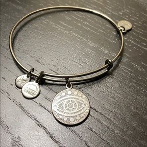 Alex and Ani glittery Evil eye bangle